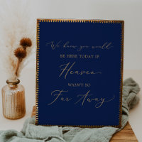 Delicate Gold Navy If Heaven Wasn't So Far Away