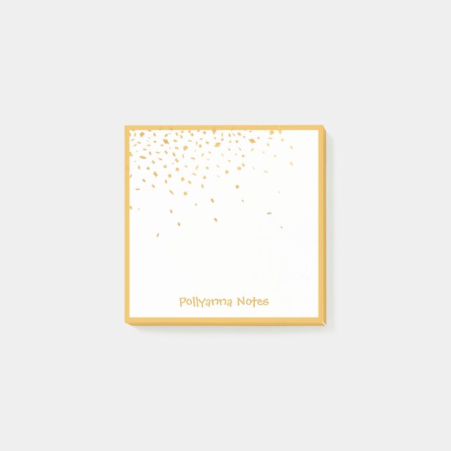 Delicate Golden Losango Shapes - Notepad (Front)