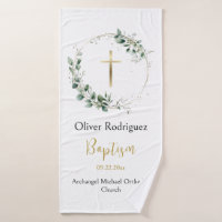 Delicate Greenery Wreath Orthodox Baptism Gift    
