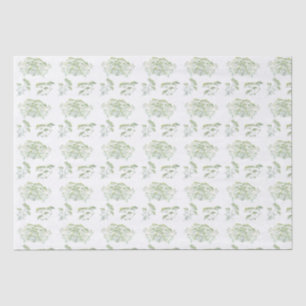 Delicate Herb Watercolor Custom Color Tissue Paper