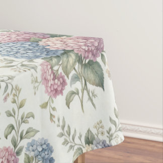 Delicate Hydrangea Flowers Tablecloth