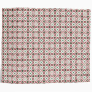 Delicate Intricate Funky Festive Christmas Pattern Binder