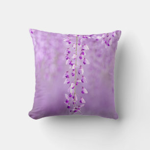 Delicate Lavender Flowers Pillow