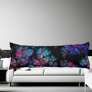 Delicate leaf ornaments body pillow