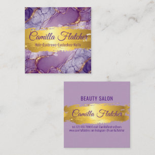 Delicate Lilac Watercolor Appointment Card