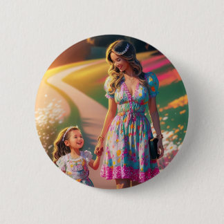 Delicate Memory 2 Inch Round Button