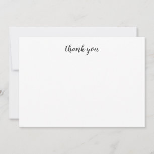 Delicate Minimalist Thank You Card