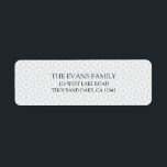 Delicate Patterned Mitzvah Return Address Label<br><div class="desc">Delicate Patterned Bar/Bat Mitzvah Return Address Label. See all rest of the matching pieces in this collection. Write to me at mailme@mistyqe.com for quotes on other matching pieces or customization requests.</div>