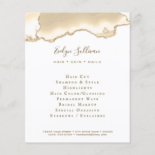 delicate peach agate flyer