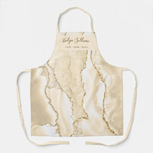 delicate peach beauty professional apron