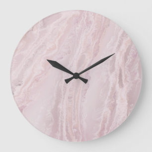 Delicate pink Acrylic Wall Clock