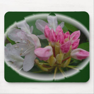 Delicate Pink Azaleas Mouse Pad