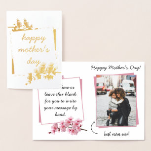 Delicate Pink Blossom Happy Mother's Day Card