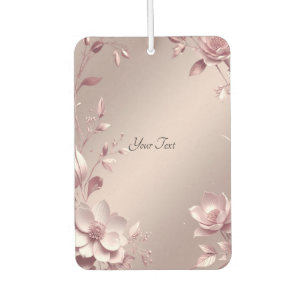 Delicate Pink Floral Air Freshener