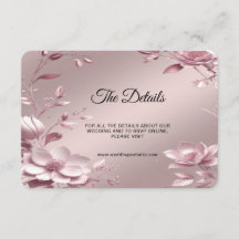 Delicate Pink Floral Frame Detail