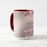 Delicate Pink Floral Mug<br><div class="desc">Beautiful Delicate Pink Floral Mug</div>