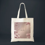 Delicate Pink Floral Tote Bag<br><div class="desc">Beautiful Delicate Pink Floral Tote Bag</div>