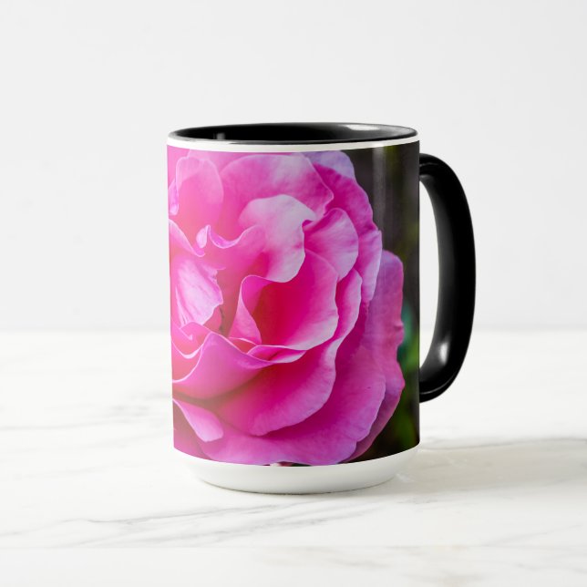 Delicate pink rose. mug (Front Right)