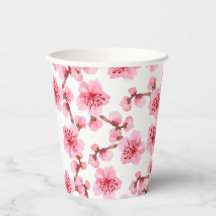 Delicate Pink Sakura Flowers Minimalist