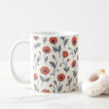 Delicate Poppy Pattern