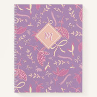 Delicate Purple Florals and Bows