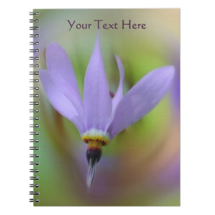 Delicate Purple Flower Nature Notebook