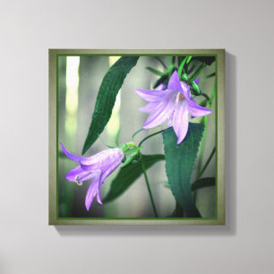 Delicate Purple Wildflowers  Canvas Print