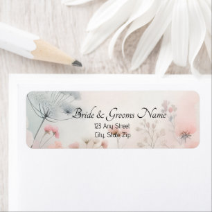 Delicate Queen Anne's Lace Return Address Labels