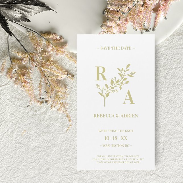 Delicate & Romantic Floral Wreath Wedding Initials (Creator Uploaded)