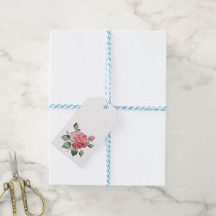 Delicate Rose Gift Tags