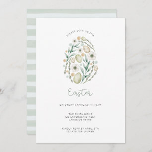 Delicate Script Easter Invitation