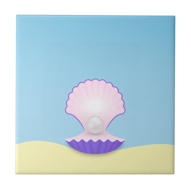 Delicate Seashell Tile (Front)