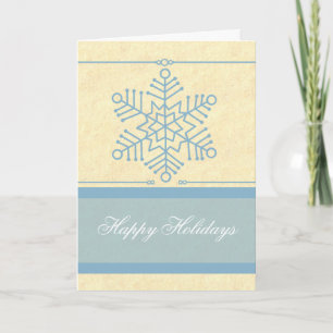 Delicate Snowflake Christmas Card