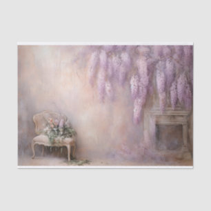 Delicate, Soft Beautiful Elegant Florals Decoupage Tissue Paper