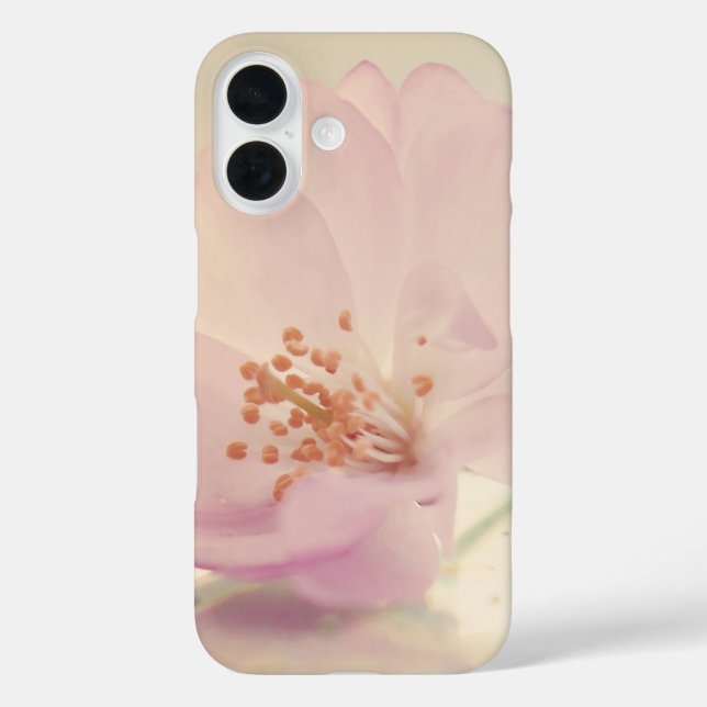 Delicate Soft Pink Cherry Blossom Flower Case-Mate iPhone Case (Back)
