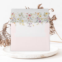 Delicate Spring Wildflowers Fairytale Wedding