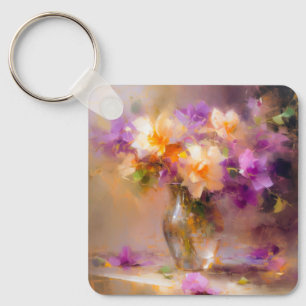 Delicate Still Life Keychain