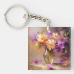 Delicate Still Life  Keychain