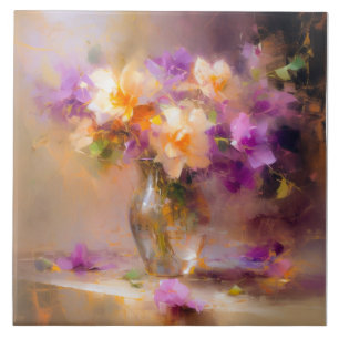 Delicate Still Life  Tile
