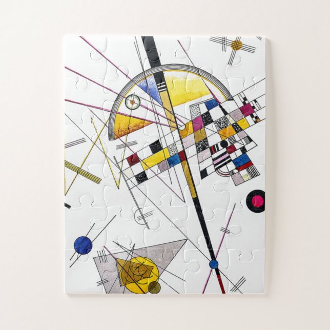 Delicate Tension #85 -  Kandinsky Jigsaw Puzzle (Vertical)