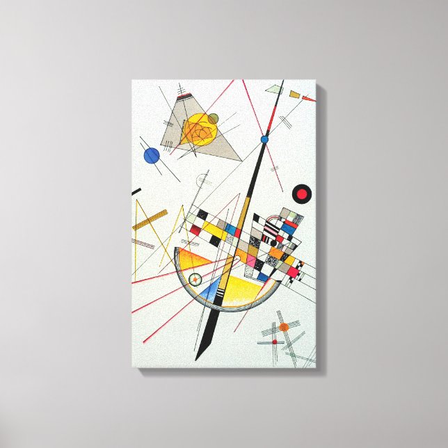 Delicate Tension by Wassily Kandinsky Canvas Print (Front)