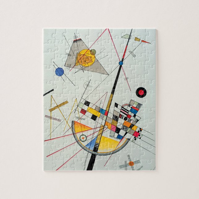 Delicate Tension by Wassily Kandinsky Jigsaw Puzzle (Vertical)