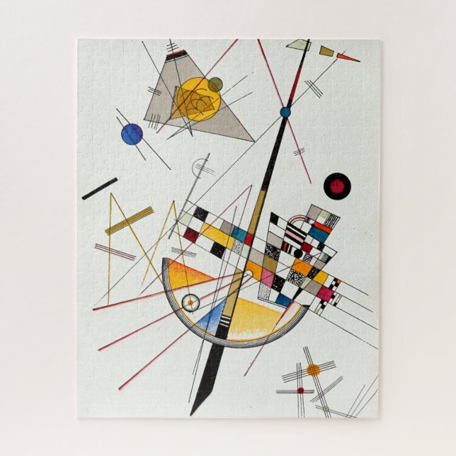 Delicate Tension, No. 85 by Wassily Kandinsky Jigsaw Puzzle (Vertical)
