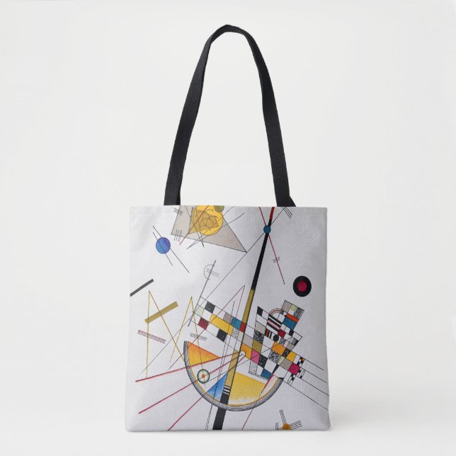 Delicate Tension No.85, Wassily Kandinsky Tote Bag (Front)