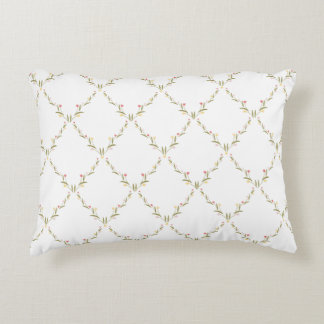 Delicate tulip  accent pillow