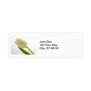 Delicate Tulip Label
