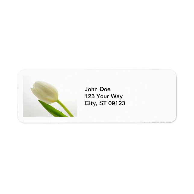 Delicate Tulip Label (Front)