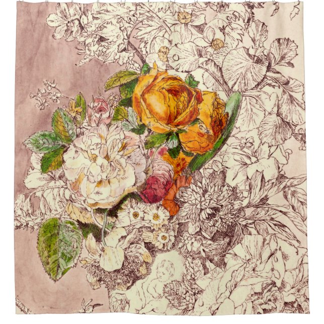 Delicate Vintage Roses Art (Front)