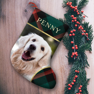 Delicate Watercolor Floral Christmas Small Christmas Stocking