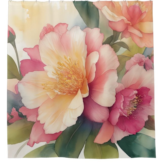 Delicate Watercolor Floral Painting (Front)